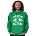 thumbnail image 5 of Funny Guess Who's Irish St Paddys Hoodie Sweatshirt Women Men Brisco Brands S, 5 of 6