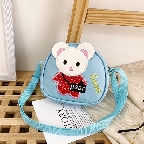 Bolso para niños, bolso cruzado para niñas, monedero de princesa de moda con dibujos animados, lindo bolso de accesorios de moda para mujeres