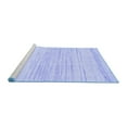 thumbnail image 2 of Ahgly Company Machine Washable Indoor Rectangle Solid Blue Modern Area Rugs, 2' x 3', 2 of 4