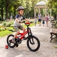 thumbnail image 3 of Fenbeli 16 Inch Kids Bike with Training Wheels for Girls Boys Ages 4-7, Red, 3 of 13