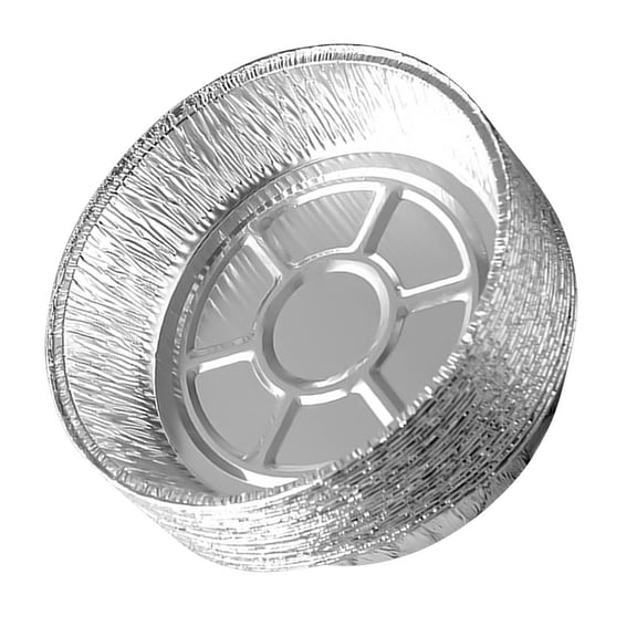 Kitchen Gadgets 50PCS 9 Inch Aluminum Foil Plates, Round Tin Foil Pie Pans, for Air Fryers Baking Cooking Storage Roasting with