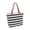 Blue, variant on NexTorq Striped Synthetic Straw Women's Tote Light Weight Vaction Shoulder Handbag Sandproof Grass Woven Beach Bag With Zipper Stripes, Large Handbag With Inner Bag Women'S Holiday Gift, Blue