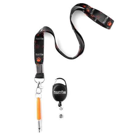 UPC: 0736140425808 | Mighty Paw Training Whistle Silent Dog Whistle with Retractable Belt Attachment and Neck Lanyard No Bark Dog Training Tool for Obedience and Recall