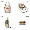thumbnail image 3 of FORMRS Crossbody Bag for Women Quilted Travel Shoulder Cell Phone Purse with Chain Strap Handbag, White Mushroom, 3 of 7
