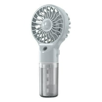 Needhep Quiet Rechargeable Mini Table Fan,Portable Fans That Blow Cold Air, Oscillating Pedestal Fan, Mini Fan Portable, Large Fan (Gray)