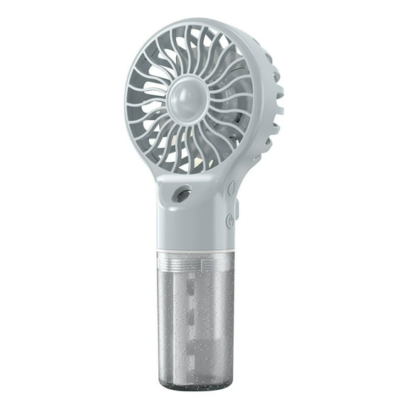 Needhep Quiet Rechargeable Mini Table Fan,Portable Fans That Blow Cold Air, Oscillating Pedestal Fan, Mini Fan Portable, Large Fan (Gray)