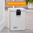 thumbnail image 2 of McKesson Trash Can, Stainless Steel with Enamel Finish - 5 Gallons, White, 1 Ct, 2 of 10