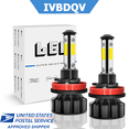 thumbnail image 1 of IVBDQV H11/H9 LED Headlight Bulbs For Toyota Tacoma 2016-2020 High/Low Beam 6000K Bright White, 1 of 13
