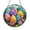 Acrylic 3.5 Inch, variant on Decorative Easter Eggs Stained Glass Suncatcher Window Hanging Decor, Colorful Floral Egg Art Glass Panel with Spring Flowers and Ribbon, Festive Spring Garden Design Window Ornament for Home Gift