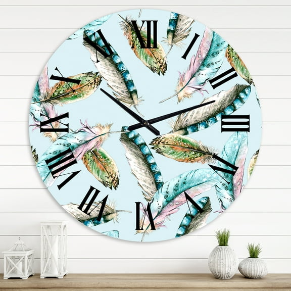 Designart 1 in Bohemian Wall Clock