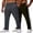 2 pack Gray/Army, variant on Men's Sweatpants Athletic Lounge Pants Open Bottom Casual Jersey Pants for Men with Pocket Black L