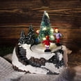 thumbnail image 3 of Ice Skating Kids Christmas Decoration Winter Scene Rotating Lighted 6x6" LED, 3 of 3
