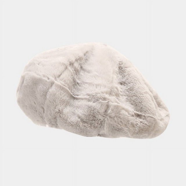 LinYooLi Lady Spring Winter Berets Hat Painter Style Hat Women Vintage Berets Faux Rabbit Fur Caps Female Bonnet Warm Walking Cap Present
