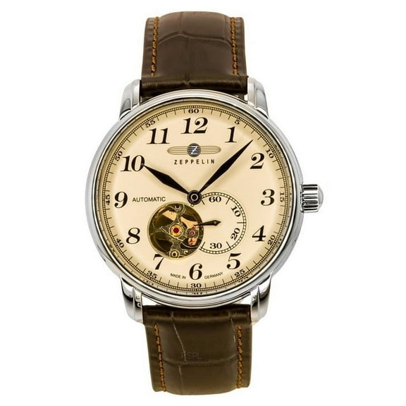 Zeppelin Z76665 Mens Graf Automatic Watch, Black