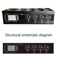 thumbnail image 4 of 1Pc 4-Channel 3-Pin XLR Audio and DMX over Network Cable Extender DMX512 Network Signal Extender Female, 4 of 5