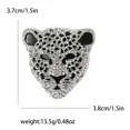 thumbnail image 4 of Broche léopard en strass pour femmes, Badge de tigre unisexe, broche de loup, fête de bureau, cadeaux pour amis, accessoires bijoux, 4 of 4