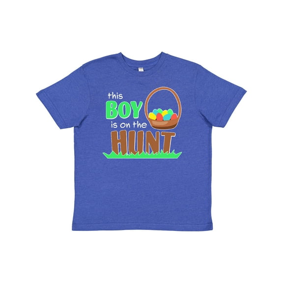 Inktastic This Boy is on the Hunt- Easter Eggs Youth T-Shirt