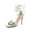 WHITE-PU, variant on Lace Up High Heels Stilletos Heels for Women Strappy Gladiator Open Square Toe Heels Fashion Dressy Heels Wedding Bridal Pumps Sandals Shoes