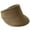 Khaki, variant on Visor Hats for Women Beach Hats for Women Wide Roll-up Straw Sun Hat Visors Casual Solid Color Headwear Black