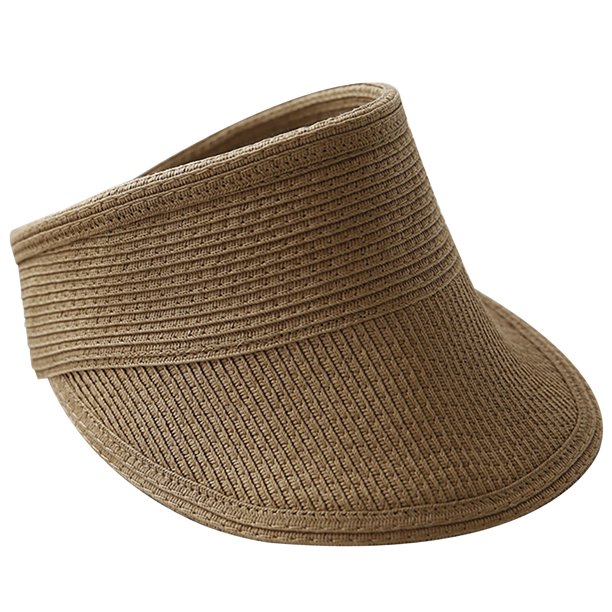 jovati Straw Hats for Women Sun Protection Beach Hats for Women Wide  Roll-up Straw Sun Hat Visors 
