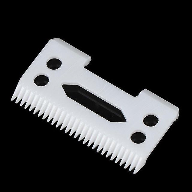 1 X Ceramic Blade 28 Toothed Belt 2 Hole Accessory For Cordless Electric Clipper Zirconia