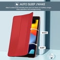 thumbnail image 4 of Funda ProCase para iPad de 9ª, 8ª y 7ª generación de 10,2 pulgadas, color rojo, 4 of 7