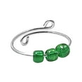 thumbnail image 2 of Sentmoon Bagues pour Femmes Bagues pour Femmes Bague pour Femmes Perle d'Anxiété Bobine Rotation Bande Fidget Réglable Spinner Bijou Cadeau, 2 of 9