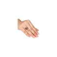 thumbnail image 3 of 1.10 Carat (Ctw) Lab-Created Ruby Heart Ring with Diamonds in Sterling Silver with Yellow Plating, 3 of 4