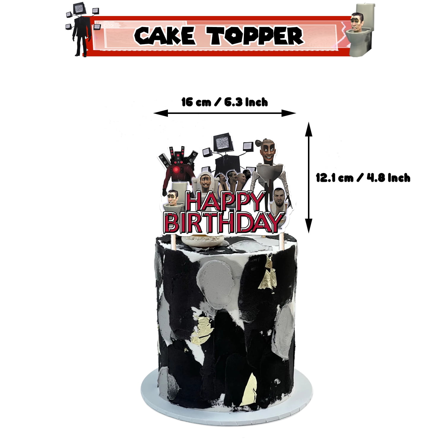Amazon.com: Video Game Happy 16th Birthday Cake Topper - Video Game Boy's  16th Birthday Party Blue Cake Supplies - Game On Level Up Winner Party  Decoration : Toys & Games