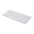 thumbnail image 2 of Mistaha Portable Bluetooth3.0 Wireless Keyboard Tablet Laptop Smartphone iPad Mini Keyboard for iOS Android Windows(White), 2 of 8
