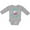 AC-Heather Grey, variant on Inktastic Daddys First Mate (Girl) Girls Long Sleeve Baby Bodysuit