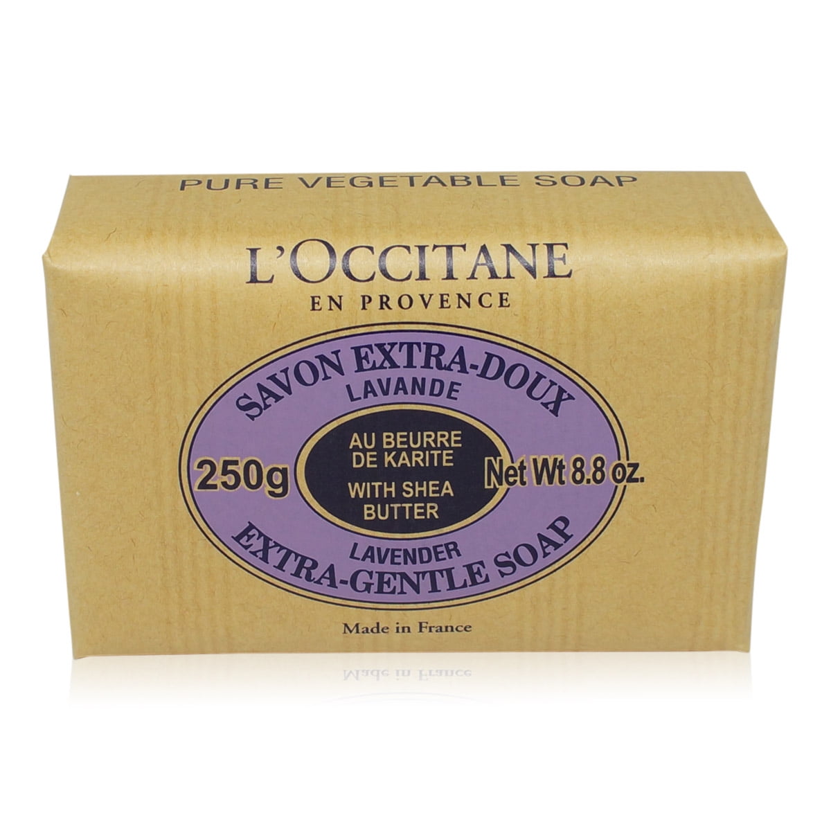 L'Occitane en Provence Extra-Gentle Shea Butter Lavender Soap, 8.8 Oz