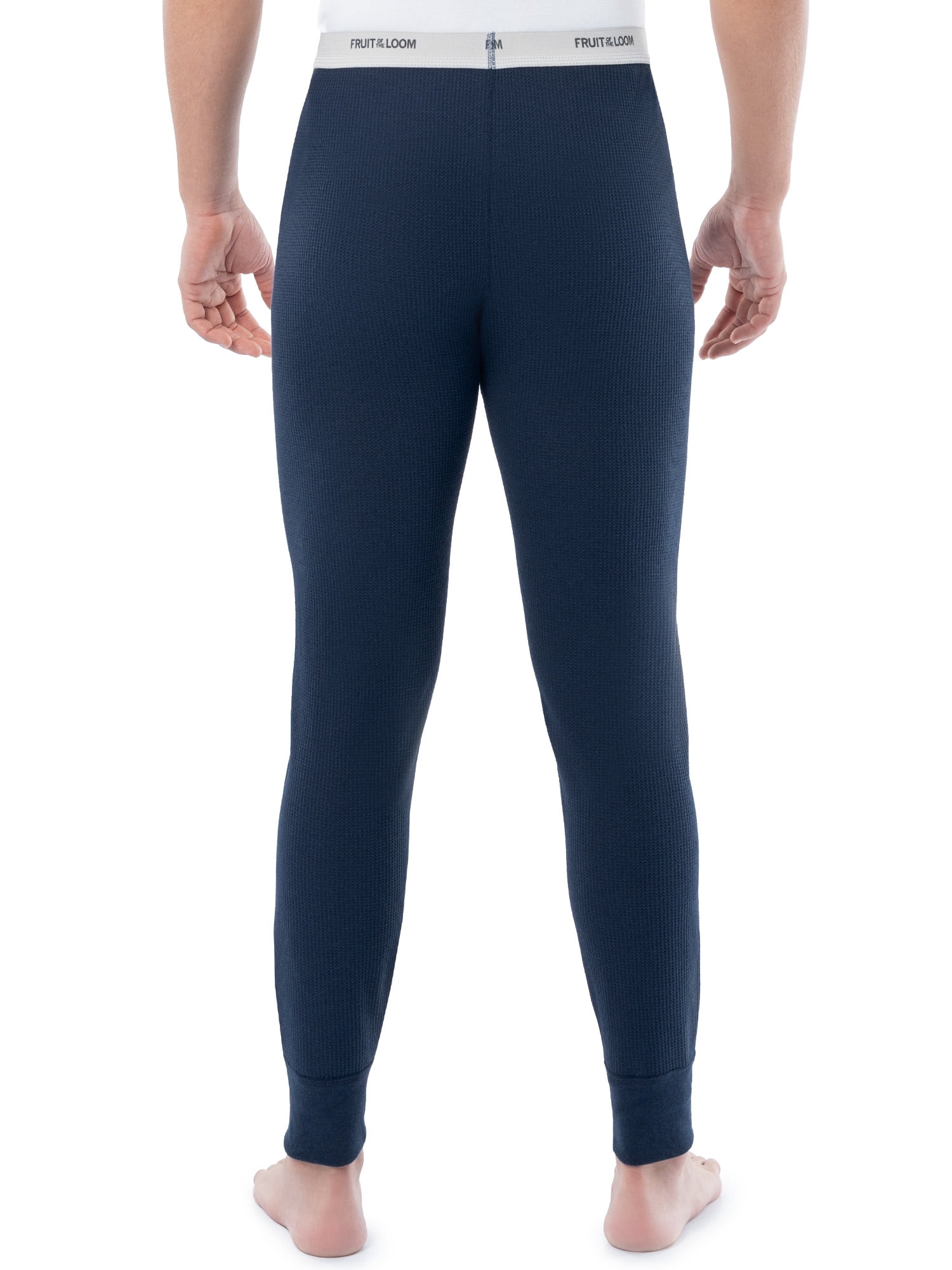 Fruit of the Loom Men's Thermal Waffle Underwear Bottom, Sizes S-5XL