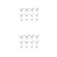 thumbnail image 2 of Bearachild 12 piezas de pegatinas de pared de insectos, decoración de sala de estar para el hogar, papel tapiz, decoraciones de pared realistas Plata 2piezas, 2 of 6