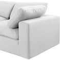 thumbnail image 6 of Meridian Furniture Comfy White Linen Textured Fabric Modular Sectional, 6 of 11