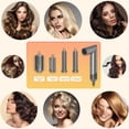thumbnail image 2 of Juego de cepillos para secador de pelo 5 en 1, rizador, iónico negativo, plegable, con aire caliente, herramienta de peinado para rizar ondas, alisar estilos de volumen, 2 of 6