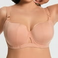 thumbnail image 6 of Maplenight Plus Size Bras for Women Full Coverage Underwire Support Wide Strap Lift Comfort Everyday Push Up T Shirt Bra, 6 of 9