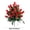 Red*2, variant on Artificial Cemetery Flowers - Mothers Day Memorial Flowers - Outdoor Grave Flower Decorations - 2 Bunches Ruby Red Roses
