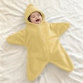 thumbnail image 2 of Otqutp Baby Star Suit Newborn Fleece Starfish Bunting Romper Infant Halloween Footie Jumpsuit Winter Warm Clothes 3-12 Months, 2 of 4
