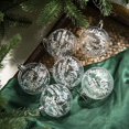 thumbnail image 5 of 6 bolas de nieve blancas transparentes para Navidad, colgantes para árbol de Navidad, adornos transparentes para colgar, decoración del hogar, Año Nuevo, 5 of 5