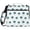 Teal Palm Tree Pattern, variant on Zipper Binder with Shoulder Strap 2 inch 3 Ring Waterproof File Folder Organizer Bag 500 Sheet Teal Palm Tree Pattern