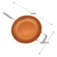 thumbnail image 4 of RYRDWP Non-stick Copper Frying Pan With Ceramic Coating And Induction Cooking Oven Safe, 4 of 5