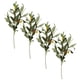 thumbnail image 2 of 4 Uds. De ramas de olivo de simulación, ramas de olivo para el hogar, plantas artificiales decorativas para el hogar y la boda, 2 of 6