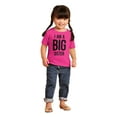 thumbnail image 3 of Big Sister Older Sibling Family Youth T Shirt Tee Girls Infant Toddler Brisco Brands 12M, 3 of 5