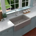 thumbnail image 5 of Karran Usa QA-740-BR Farmhouse/Apron-Front Quartz/Granite 34" Single Bowl Kitchen Sink -, 5 of 5