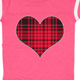 thumbnail image 4 of Inktastic Red Plaid Heart Boys or Girls Baby Bodysuit, 4 of 5