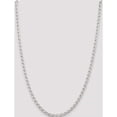thumbnail image 2 of Sterling Silver Amore La Vita Rhodium-Pl 4.3mm Link Chain Charm Bracelet (7 X 4.3) Made In India qll120r-7, 2 of 5