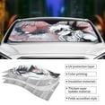 thumbnail image 2 of My Hero Academia Car Windshield Sun Shade, Front Window Sun Shades, Visor Shield Cover For Car Suv Truck, Visor Protector Blocks Uv Rays, Keep Your Vehicle Cool, Medium, 55*29.9 Inch, 2 of 8