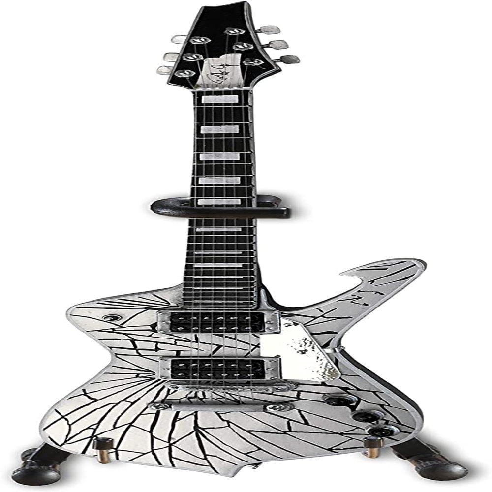 Axe Heaven Kiss Iceman Mini Guitar Paul Stanley Cracked Mirror 2m K01 5007 for sale online 