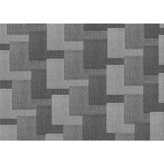Ahgly Company Machine Washable Indoor Rectangle Transitional Dark Gray Area Rugs, 7' x 9'